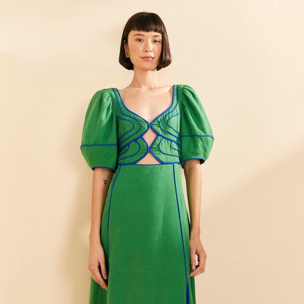 NWT Farm Rio Midi Dress